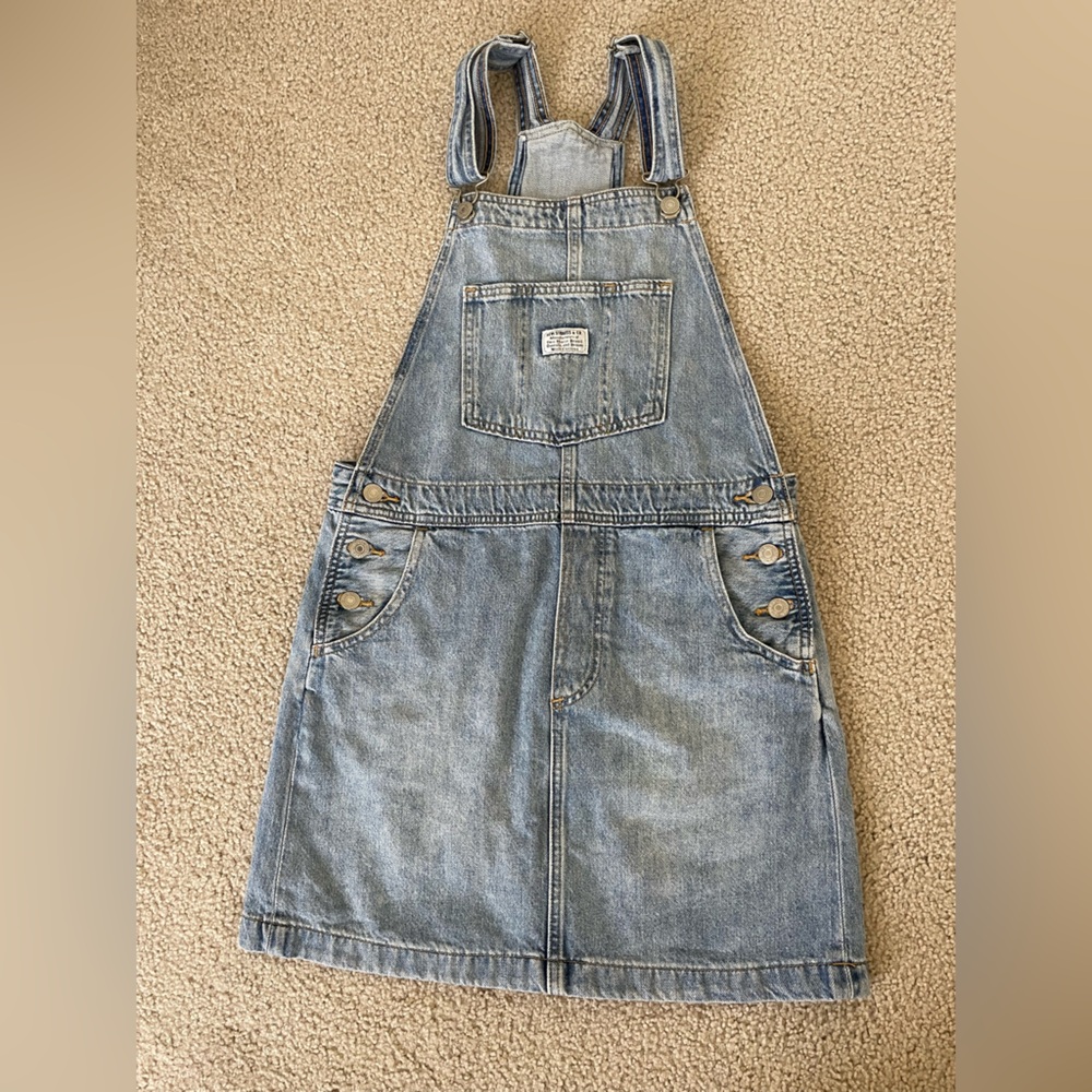 Levi’s Norah Skirtall Overalls Silver Lining - Picture 5 of 8